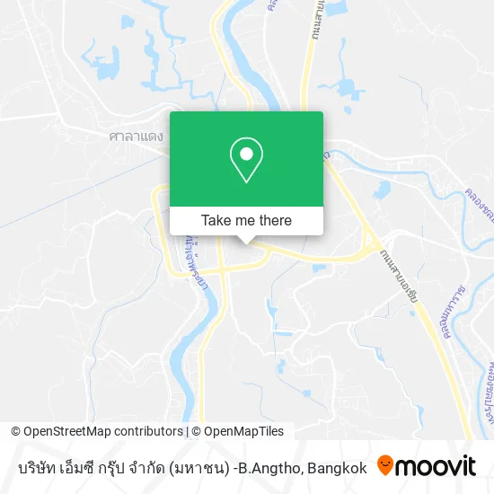 บริษัท เอ็มซี กรุ๊ป จํากัด (มหาชน) -B.Angtho map