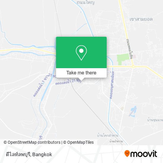 ดีไลท์ลพบุรี map