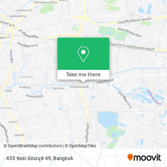 455 ซอย อ่อนนุช 49 map