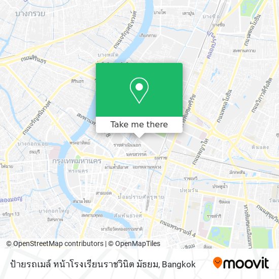 ป้ายรถเมล์ หน้าโรงเรียนราชวินิต มัธยม map