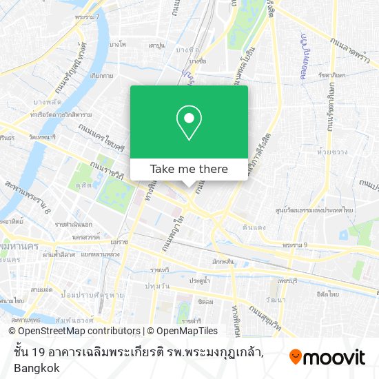 ชั้น 19 อาคารเฉลิมพระเกียรติ รพ.พระมงกุฏเกล้า map