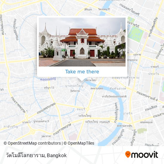 วัดโมลีโลกยาราม map