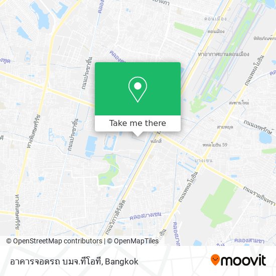 อาคารจอดรถ บมจ.ทีโอที map