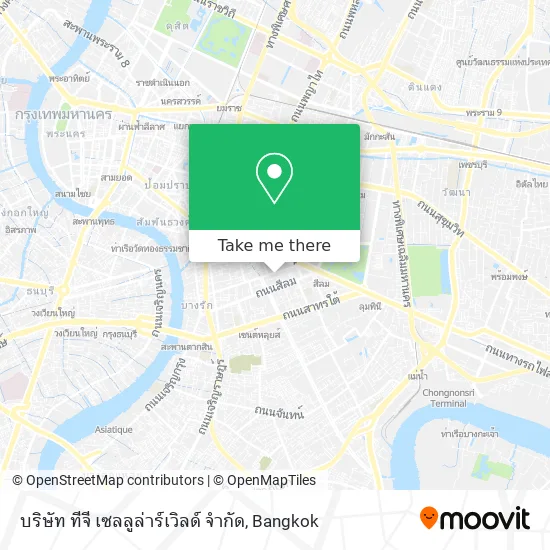 บริษัท ทีจี เซลลูล่าร์เวิลด์ จำกัด map