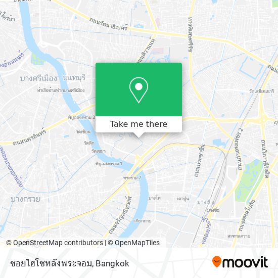 ซอยไฮโซหลังพระจอม map