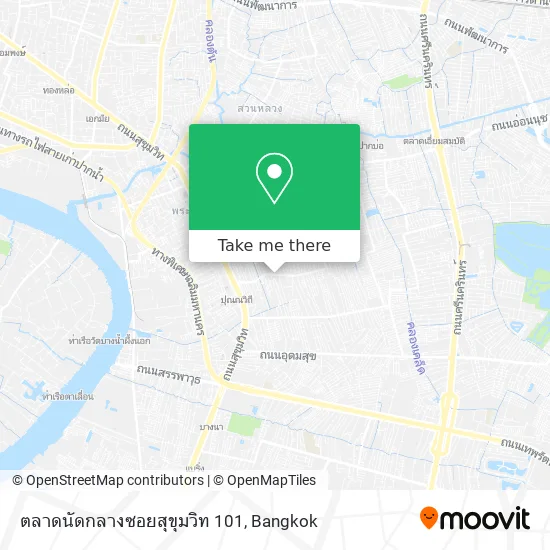 ตลาดนัดกลางซอยสุขุมวิท 101 map