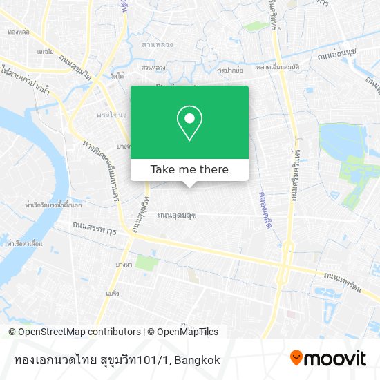 ทองเอกนวดไทย สุขุมวิท101/1 map