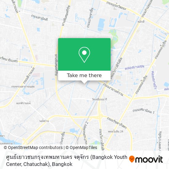 ศูนย์เยาวชนกรุงเทพมหานคร จตุจักร (Bangkok Youth Center, Chatuchak) map