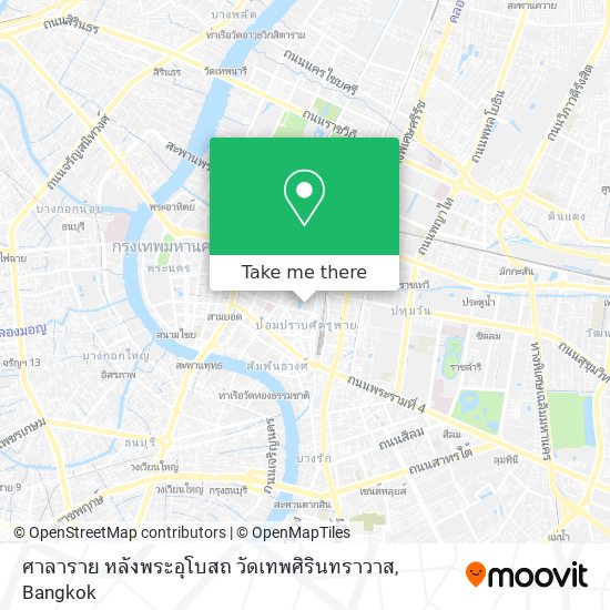 ศาลาราย หลังพระอุโบสถ วัดเทพศิรินทราวาส map