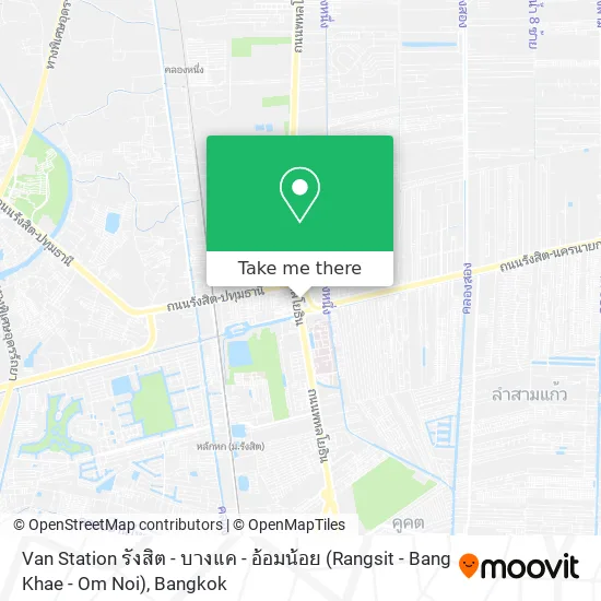 Van Station รังสิต - บางแค - อ้อมน้อย (Rangsit - Bang Khae - Om Noi) map