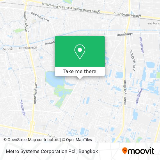 Metro Systems Corporation Pcl. map