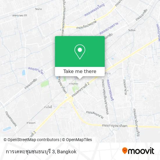 การเคหะชุมชนธนบุรี 3 map