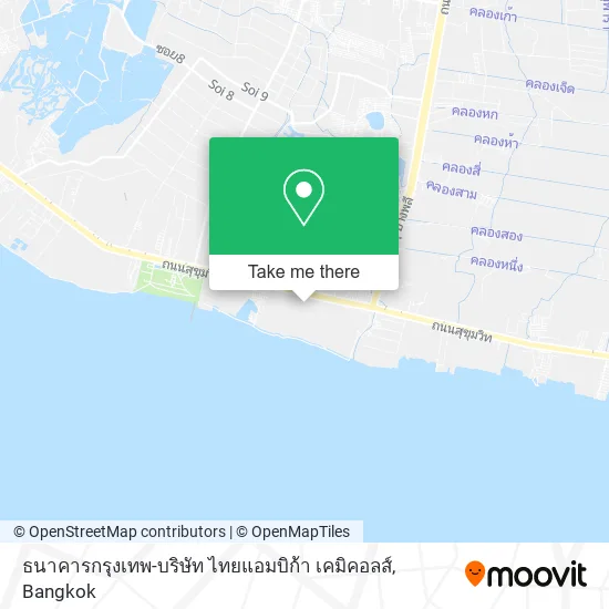 ธนาคารกรุงเทพ-บริษัท ไทยแอมบิก้า เคมิคอลส์ map