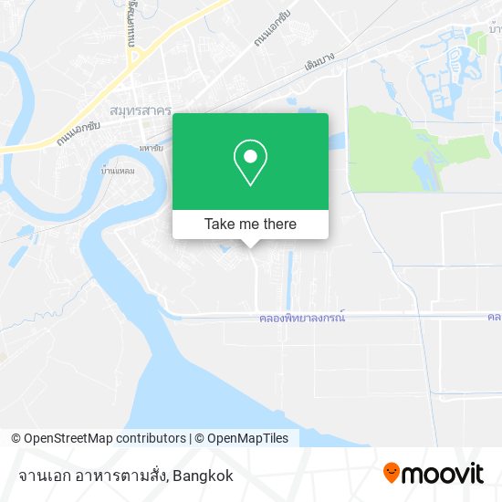 จานเอก อาหารตามสั่ง map
