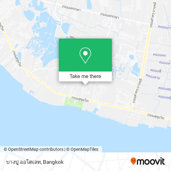 บางปู ออโตเลท map
