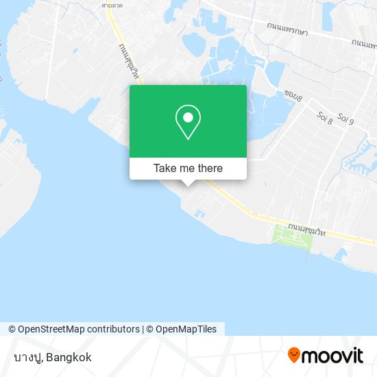 บางปู map