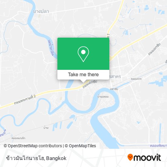 ข้าวมันไก่นายโฮ map