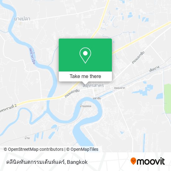 คลีนิคทันตกรรมเด้นท์แคร์ map