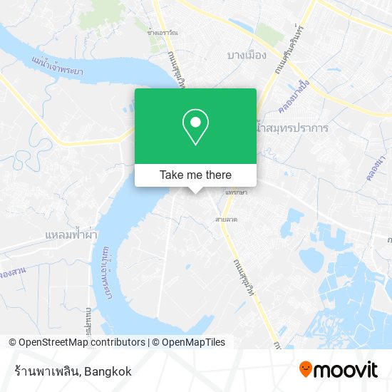 ร้านพาเพลิน map