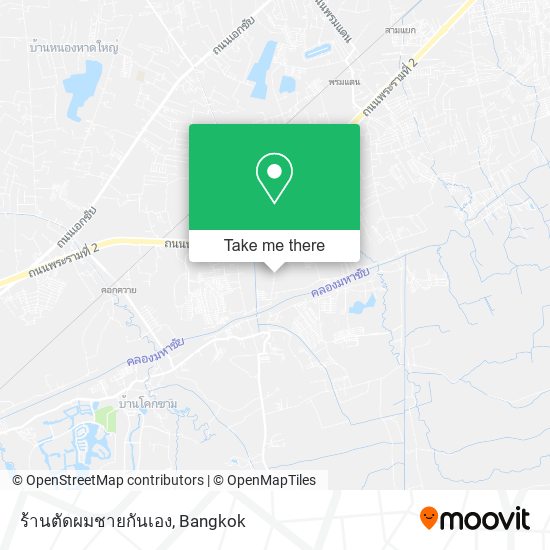 ร้านตัดผมชายกันเอง map