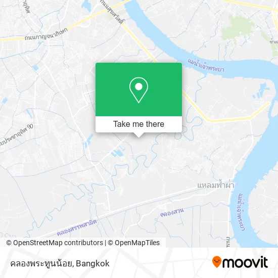 คลองพระทูนน้อย map