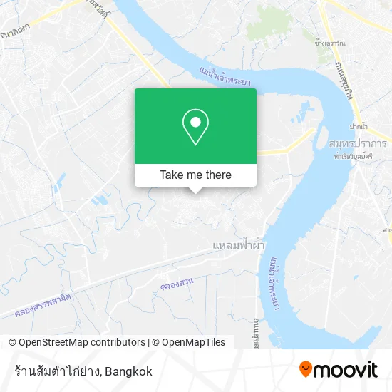 ร้านส้มตําไก่ย่าง map