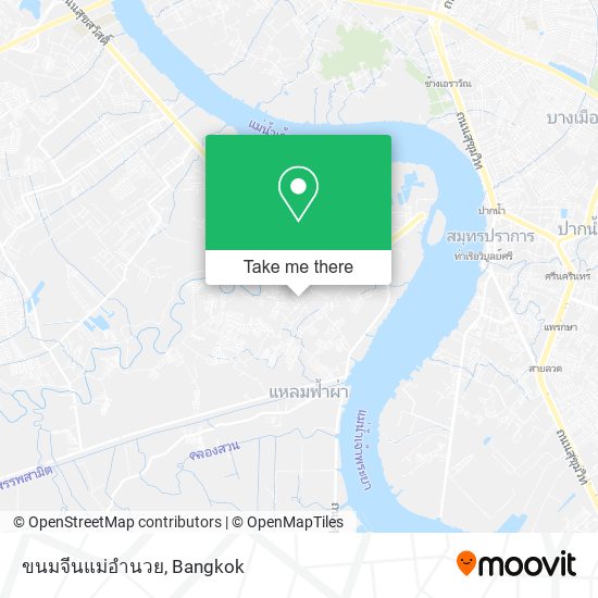 ขนมจีนแม่อํานวย map