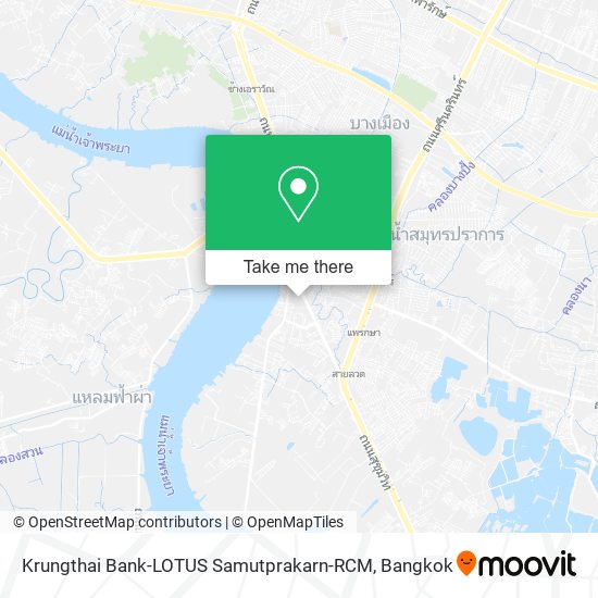 Krungthai Bank-LOTUS Samutprakarn-RCM map