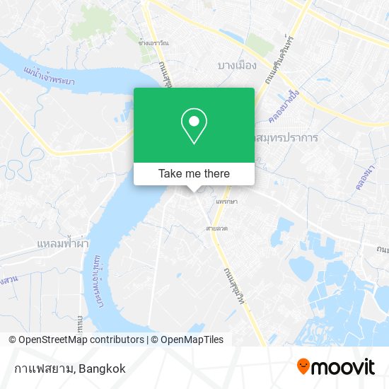 กาแฟสยาม map