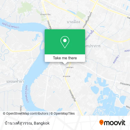 บ้านวงศ์สุวรรณ map