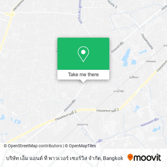 บริษัท เอ็ม แอนด์ ที พาวเวอร์ เซอร์วิส จํากัด map