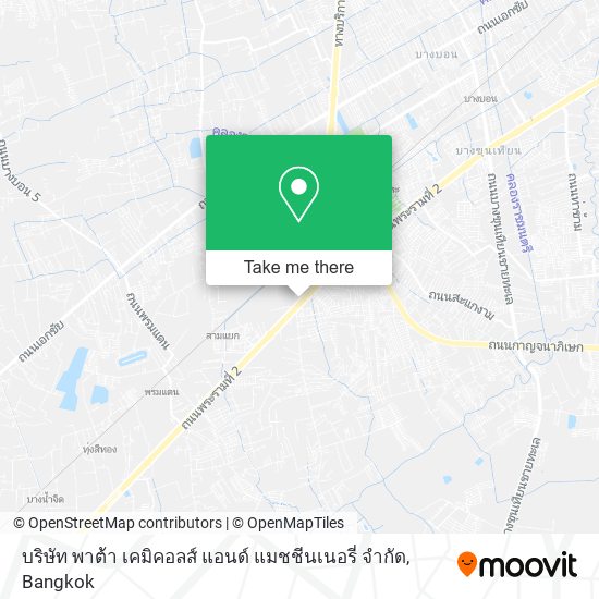 บริษัท พาต้า เคมิคอลส์ แอนด์ แมชชีนเนอรี่ จํากัด map