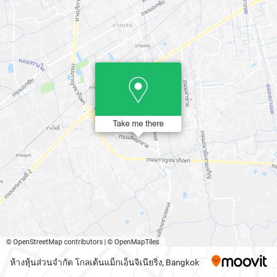 ห้างหุ้นส่วนจํากัด โกลเด้นแม็กเอ็นจิเนียริ่ง map