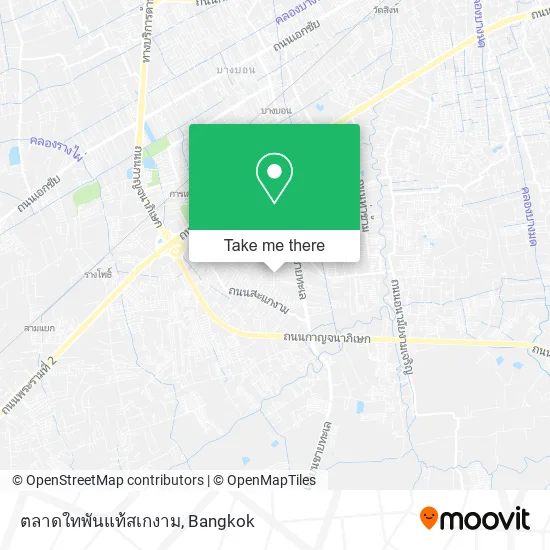 ตลาดใทพันแท้สเกงาม map