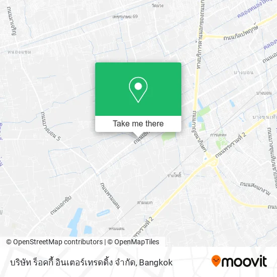 บริษัท ร็อคกี้ อินเตอร์เทรดดิ้ง จํากัด map