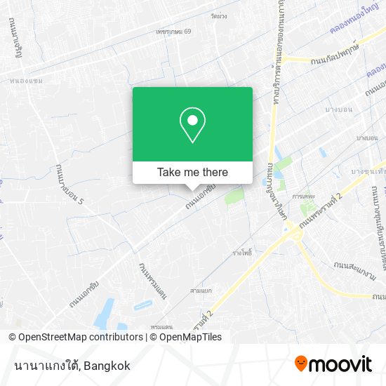 นานาแกงใต้ map