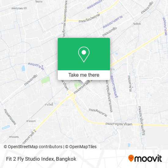 Fit 2 Fly Studio Index map