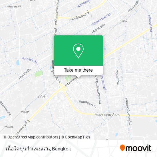 เนื้อโคขุนกําแพงแสน map