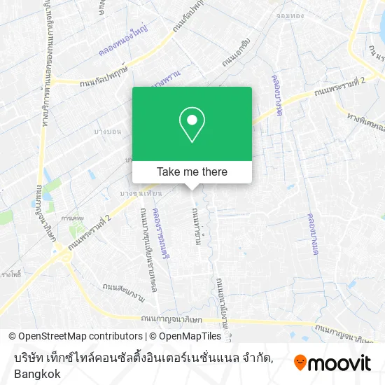 บริษัท เท็กซ์ไทล์คอนซัลติ้งอินเตอร์เนชั่นแนล จํากัด map