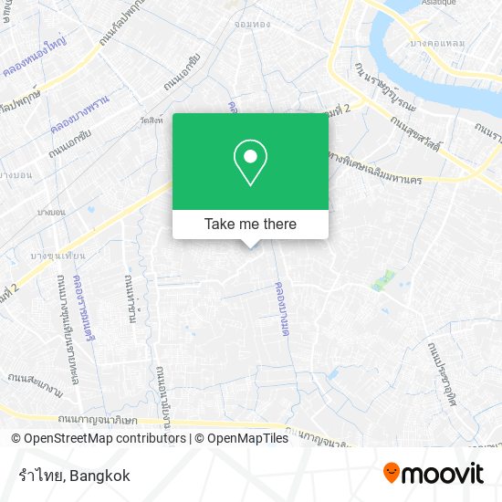 รําไทย map