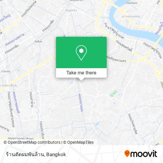 ร้านตัดผมพันล้าน map