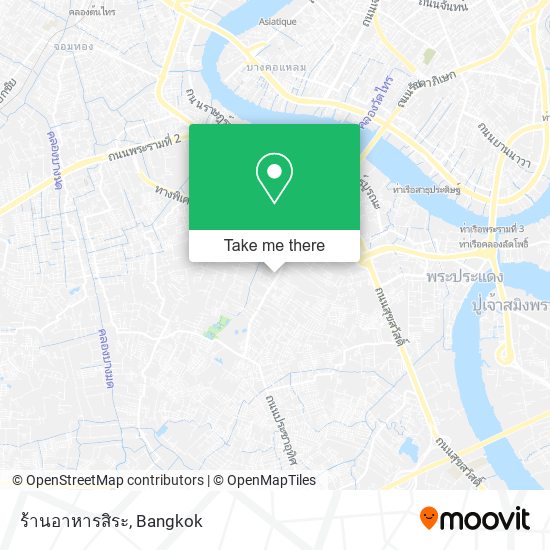 ร้านอาหารสิระ map