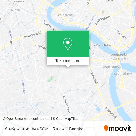 ห้างหุ้นส่วนจํากัด ศรีภัทรา วินเนอร์ map