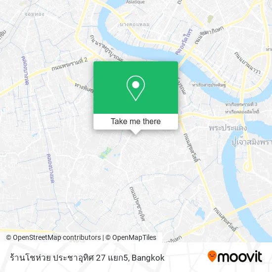 ร้านโชห่วย ประชาอุทิศ 27 แยก5 map