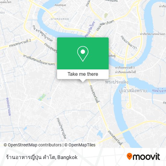 ร้านอาหารญี่ปุ่น คําโต map