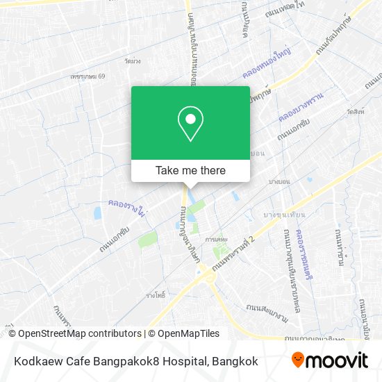 Kodkaew Cafe Bangpakok8 Hospital map