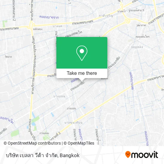 บริษัท เบลลา วีต้า จํากัด map