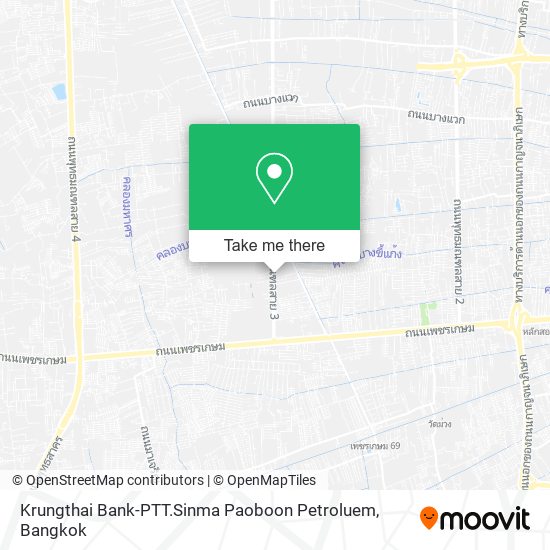 Krungthai Bank-PTT.Sinma Paoboon Petroluem map