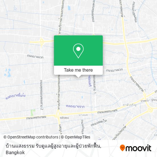 บ้านแสงธรรม รับดูแลผู้สูงอายุและผู้ป่วยพักฟื้น map