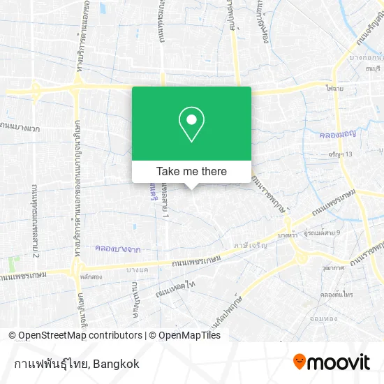 กาแฟพันธุ์ไทย map